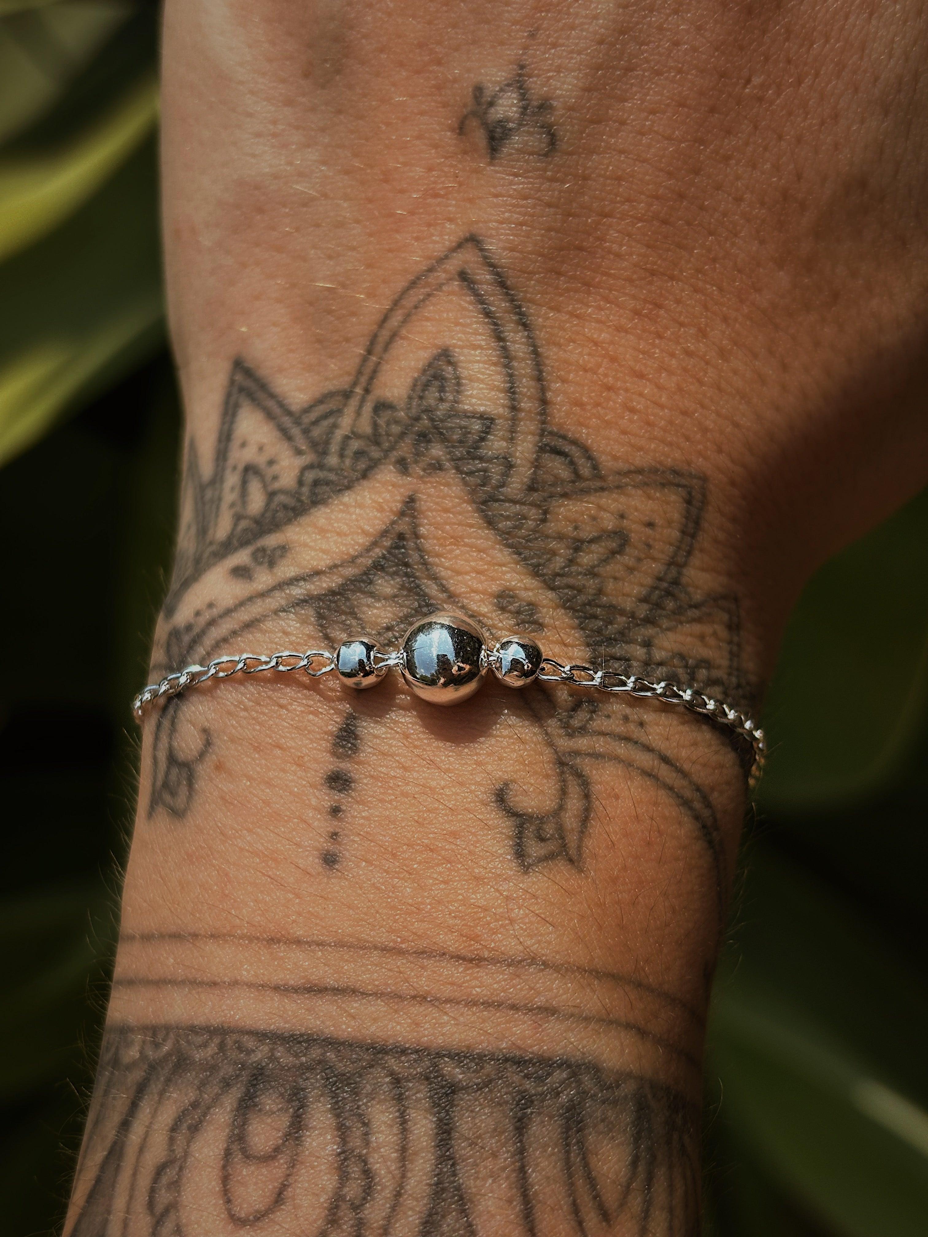 Pulseira Bola - joia em prata 925