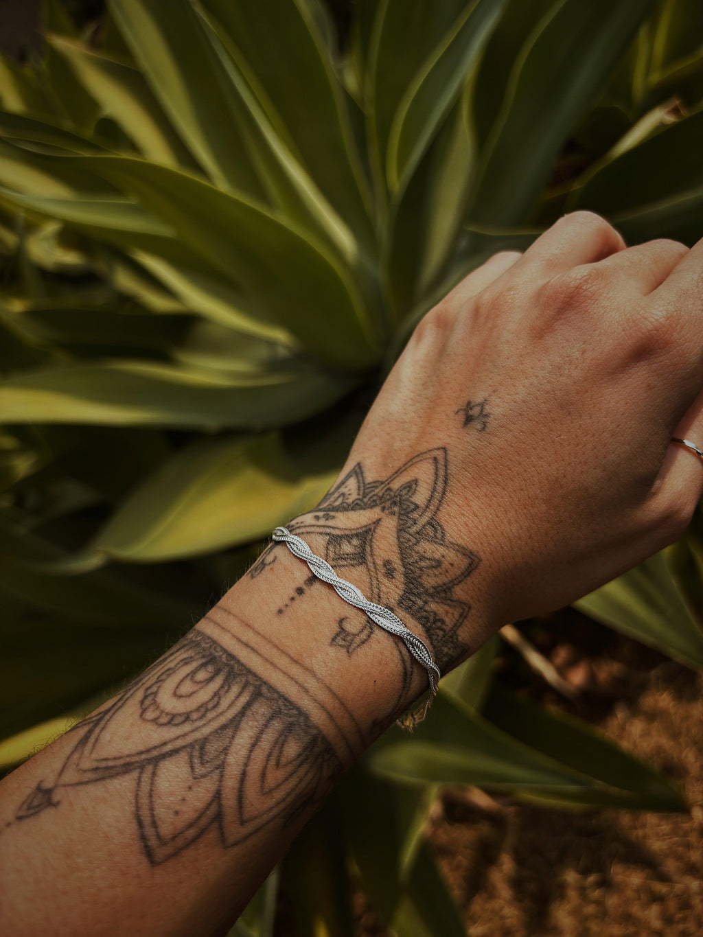 Pulseira Trançada - joia em prata 925