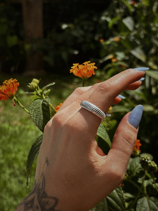 Anel Tatu - joia em prata 925