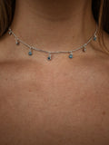Colar Chocker Olho Grego - joia em prata 925